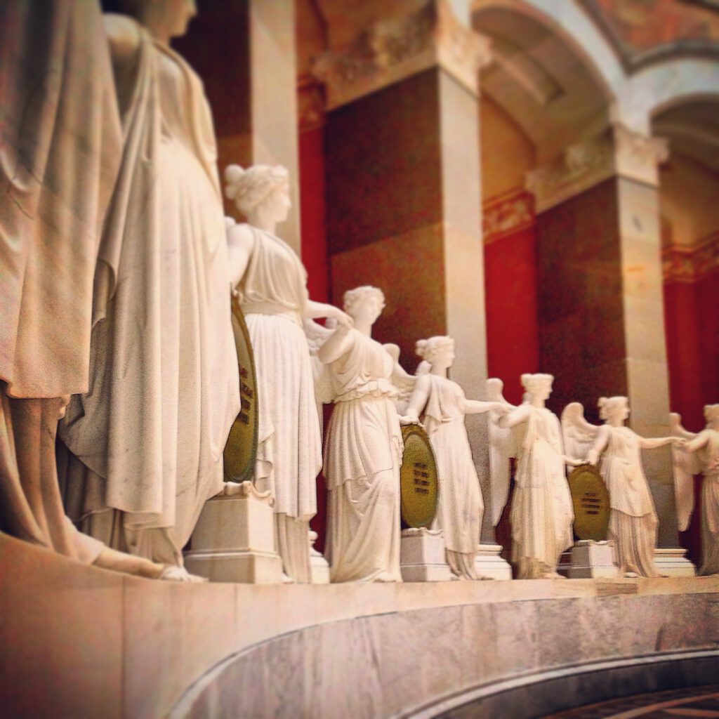 Ein Engel in der Befreiungshalle