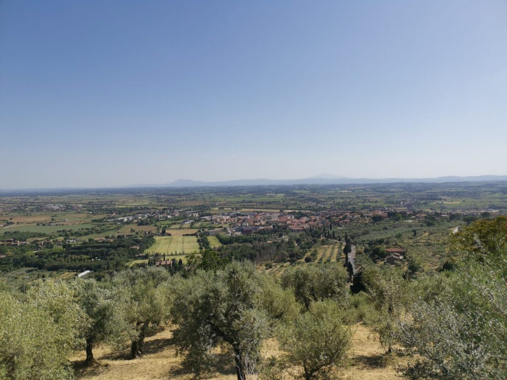 Cortona – im Schafstall über dem Tal