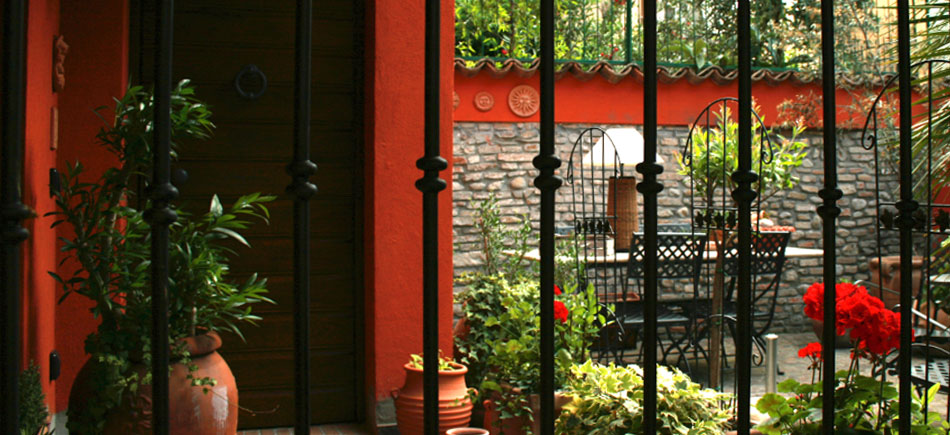 Hinterhof in Italien